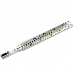 Термометры стеклянные (в том числе медицинские)